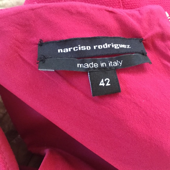 Gorgeous 🌈✨Narciso Rodriguez Rose Cotton Sheath Dress 42💝 - Picture 7 of 8